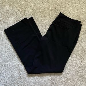 Daisy Fuentes Black Wide Leg Work Pants